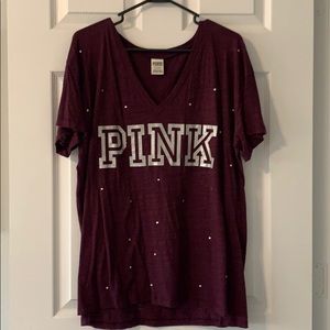 Victoria’s Secret Pink Rhinestone Shirt